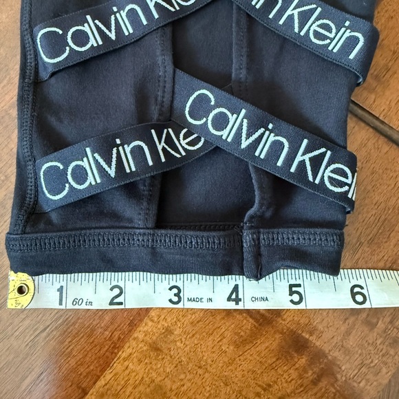 Calvin Klein LOGO Lattice Cutout Black Leggings Size XXL - Picture 10 of 15